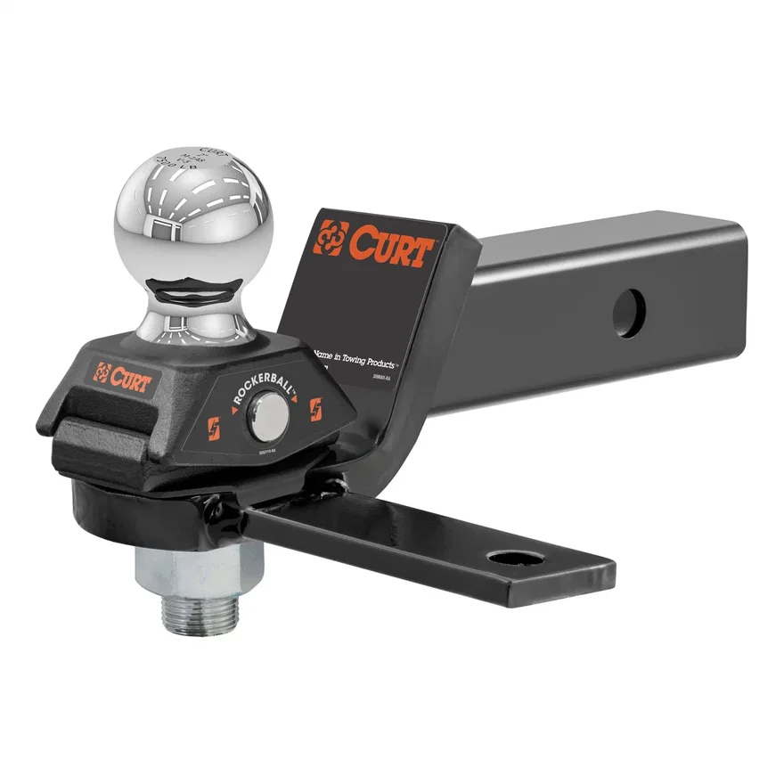 RockerBall Cushion Hitch with Sway Tab (2-5/16in. Ball; 2in. Shank; 7;500 lbs.)