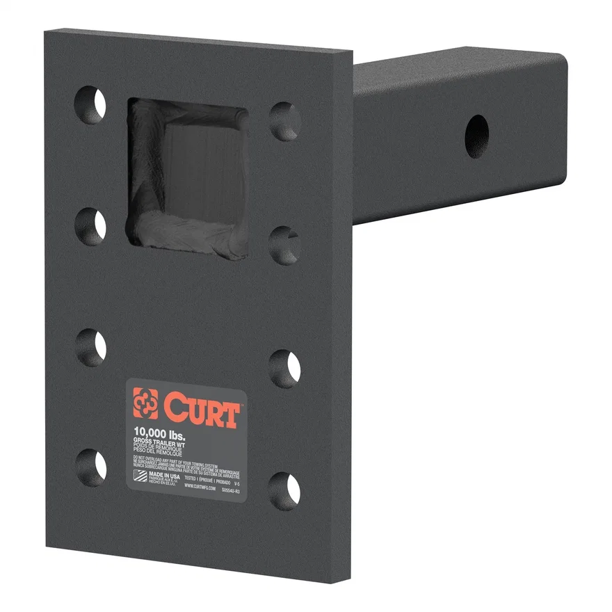 Adjustable Pintle Mount (2in. Shank; 10;000 lbs.; 7in. High; 6in. Long)