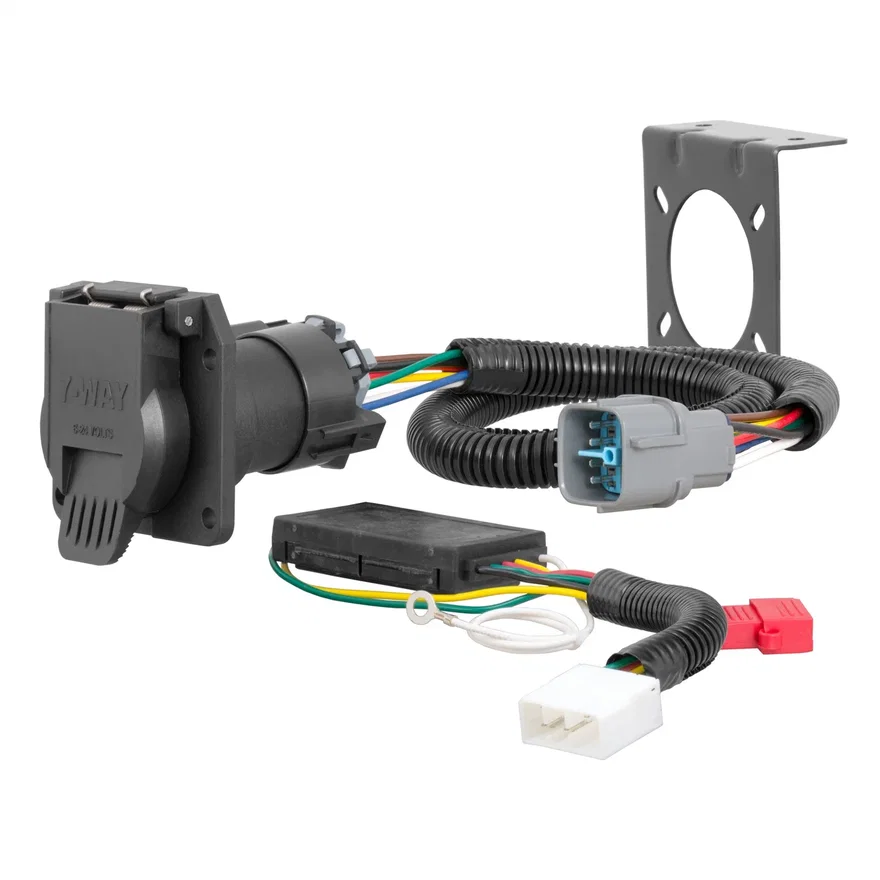 Custom Wiring Connector; 7-Way RV Blade; Select Honda Pilot; Ridgeline