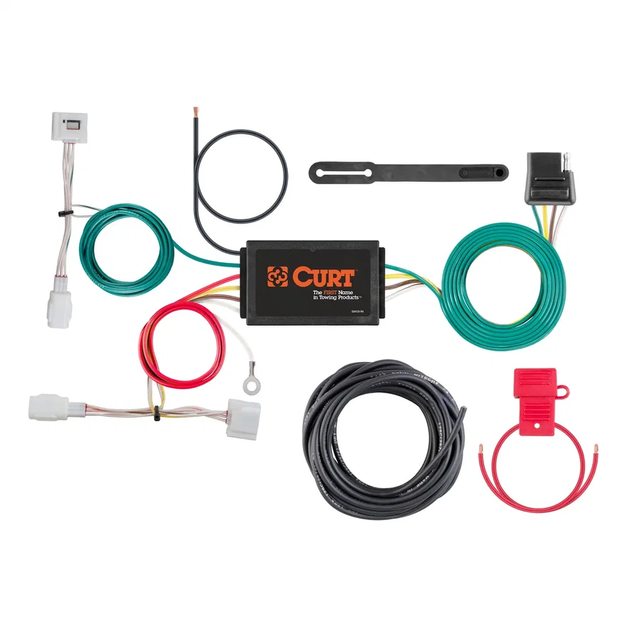 Custom Wiring Harness; 4-Way Flat Output; Select Toyota C-HR