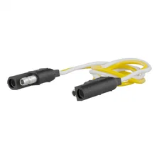 2-Way Flat Connector Plug/Socket with 12in. Wires (Packaged) image 2