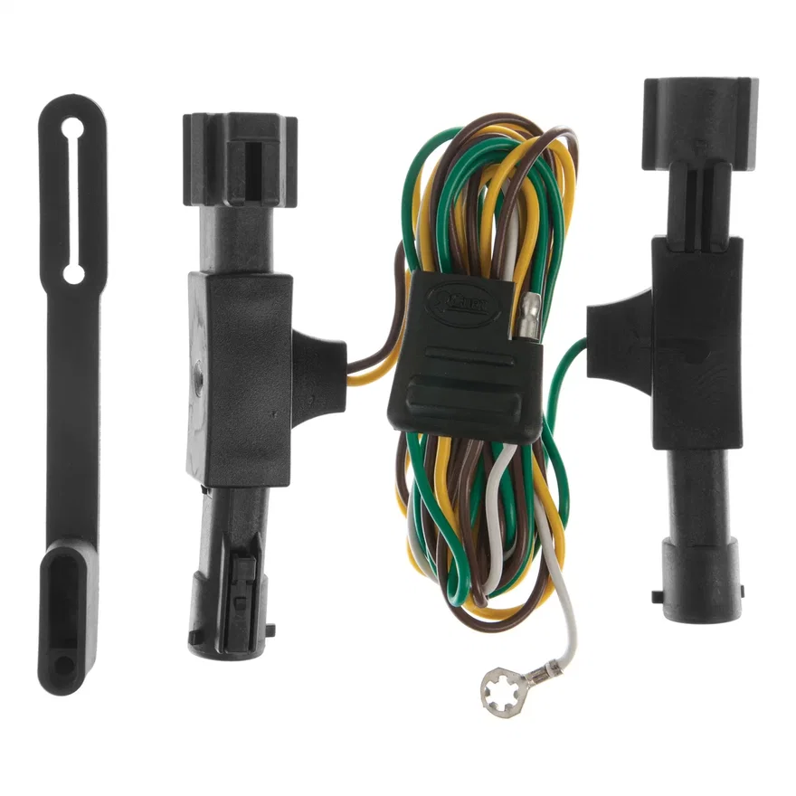 Custom Wiring Harness; 4-Way Flat Output; Select Ford Bronco