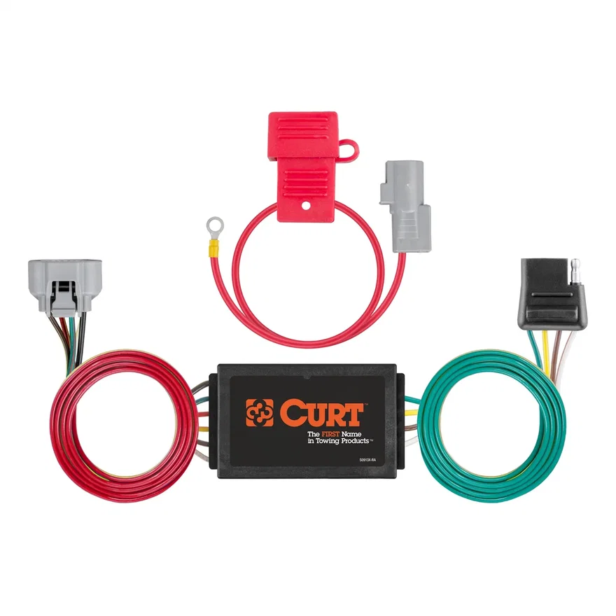 Custom Wiring Connector; 4-Way Flat Output; Select Toyota Tundra