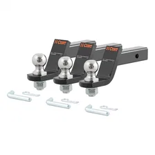 Loaded Ball Mounts with 2in. Balls (2in. Shank; 7;500 lbs.; 4in. Drop; 3-Pack) image 1