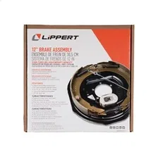 Forward Self-Adjusting Trailer Brake Assembly; 12in. x 2in.; 5 Bolt; Left image 5