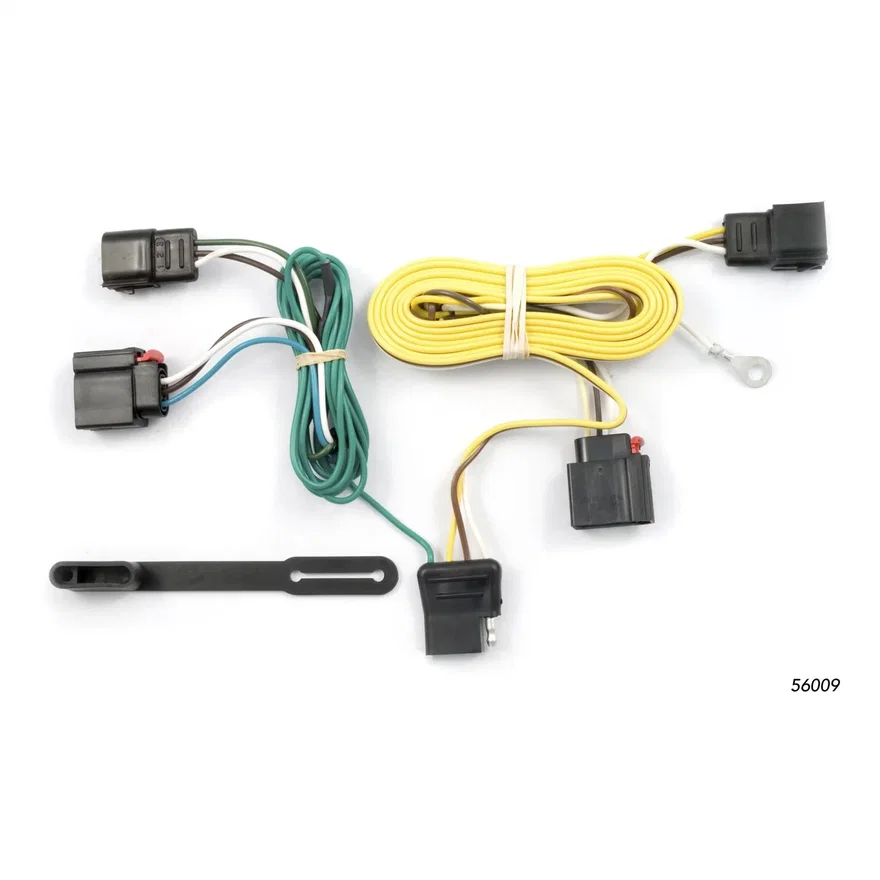 Custom Wiring Harness; 4-Way Flat Output; Select Jeep Grand Cherokee