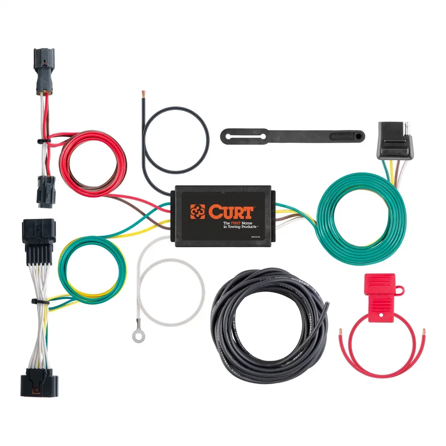 Custom Wiring Harness; 4-Way Flat Output; Select Kia Sportage