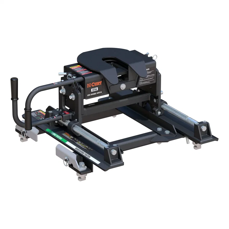 E16 Sliding 5th Wheel Hitch; 16K; Select Silverado; Sierra; 6.5ft. Bed Puck Syst