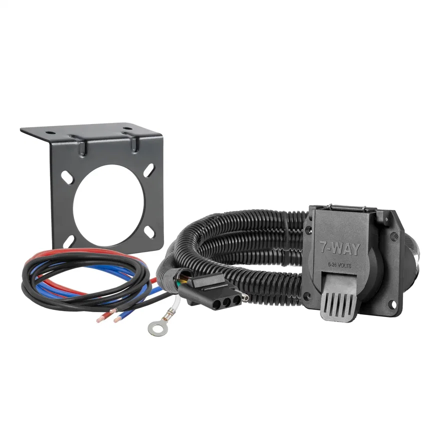 Dinghy Towing Electrical Adapter (4-Way Flat Vehicle to 7-Way RV Blade)