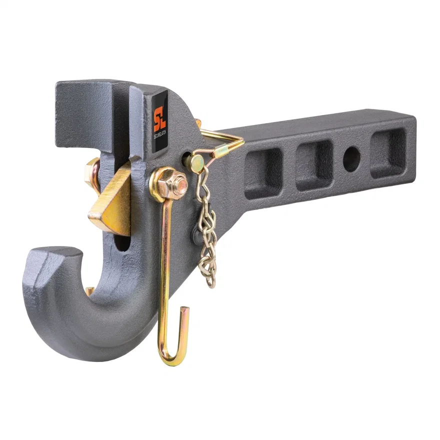 SecureLatch Receiver-Mount Pintle Hook (2in. Shank; 14K; 2-1/2in. or 3in. Lunett