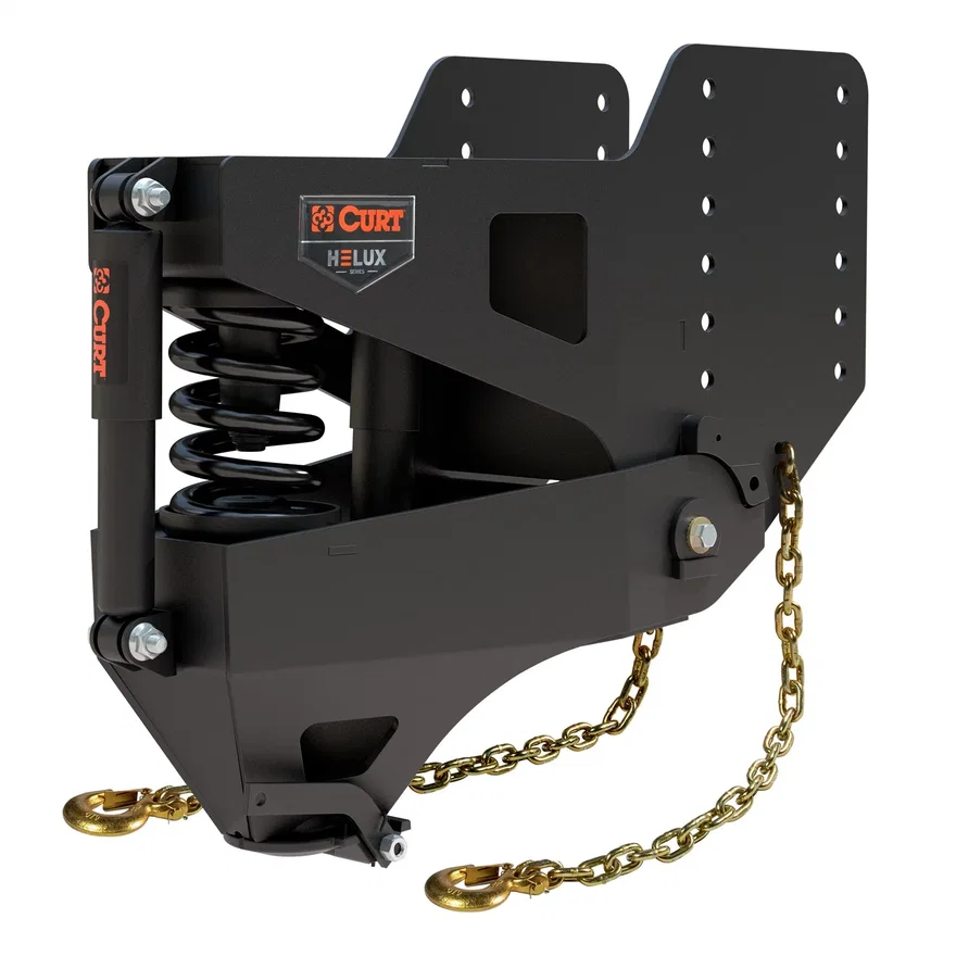 Helux Coil-Spring Gooseneck Pin Box; 2;700 lbs. Pin Weight; 20;000 lbs. Capacity
