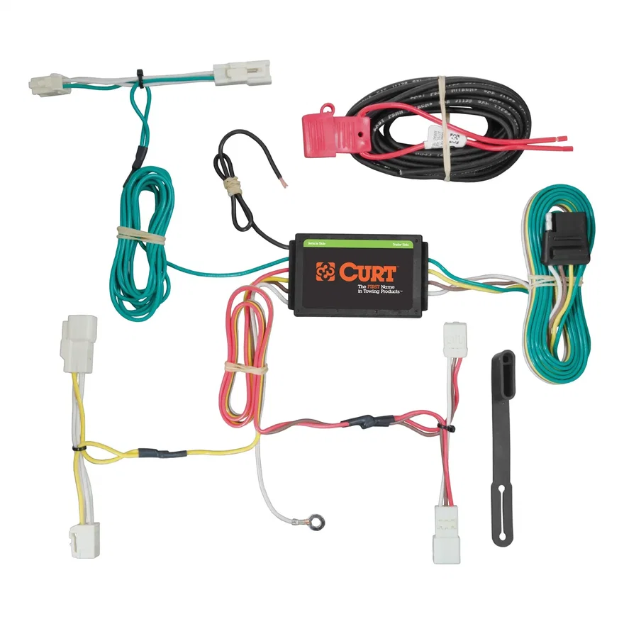 Custom Wiring Harness; 4-Way Flat Output; Select Toyota Sienna