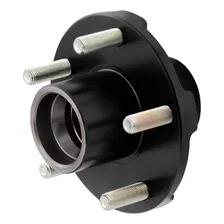 Idler Hub with Races/Wheel Studs; 2;200-lb. Axles; 5 on 4-1/2in. Bolt Pattern image 2