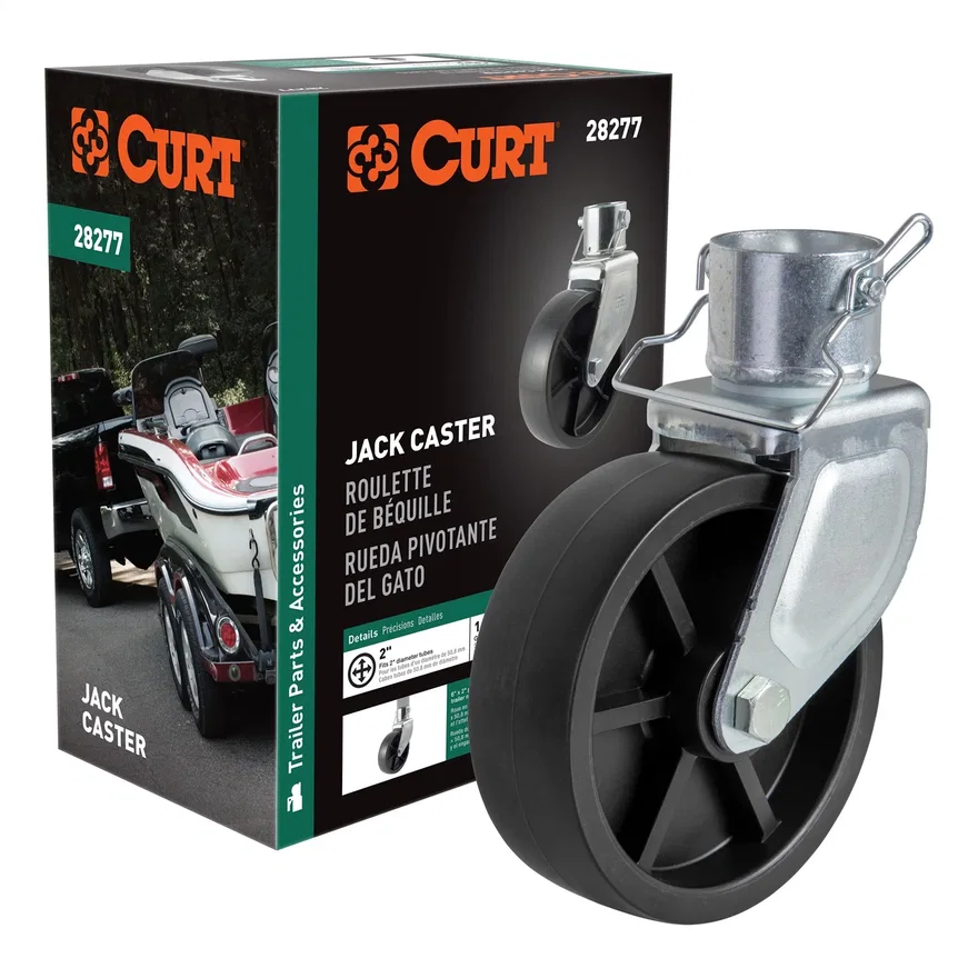 6in. Jack Caster (Fits 2in. Tube; 1;200 lbs; Packaged)