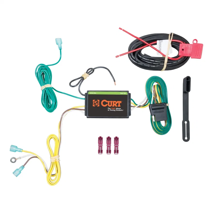 Custom Wiring Harness; 4-Way Flat Output; Select Lincoln MKC
