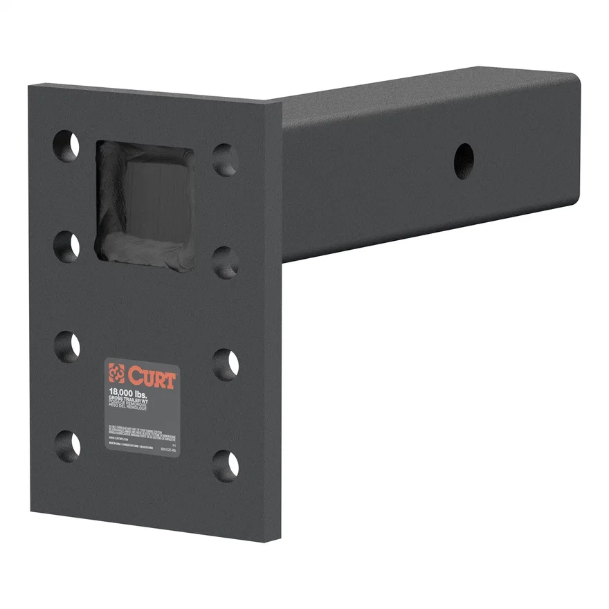 Adjustable Pintle Mount (2-1/2in. Shank; 18;000 lbs.; 7in. High; 8in. Long)