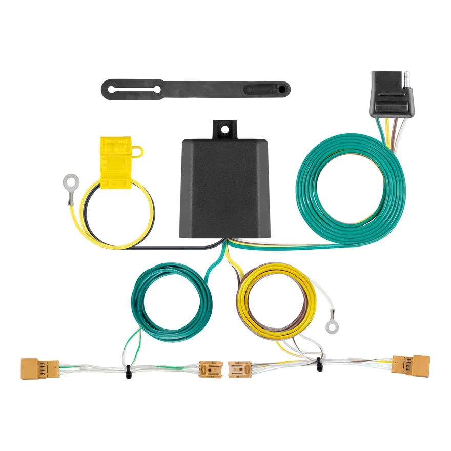 Custom Wiring Harness; 4-Way Flat Output; Select Audi Q5