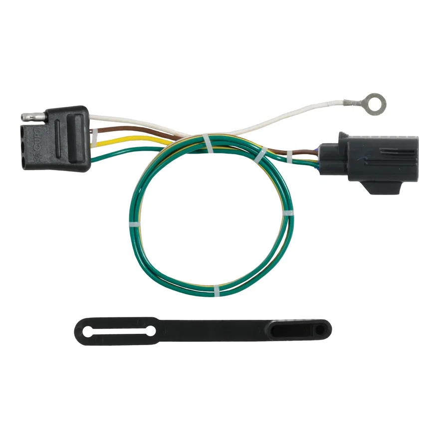 Custom Wiring Connector; 4-Way Flat Output; Select Land Rover Range Rover; Sport