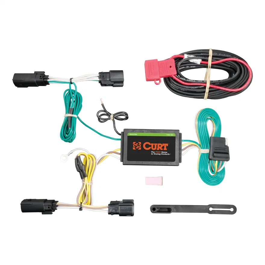 Custom Wiring Harness; 4-Way Flat Output; Select Lincoln MKZ