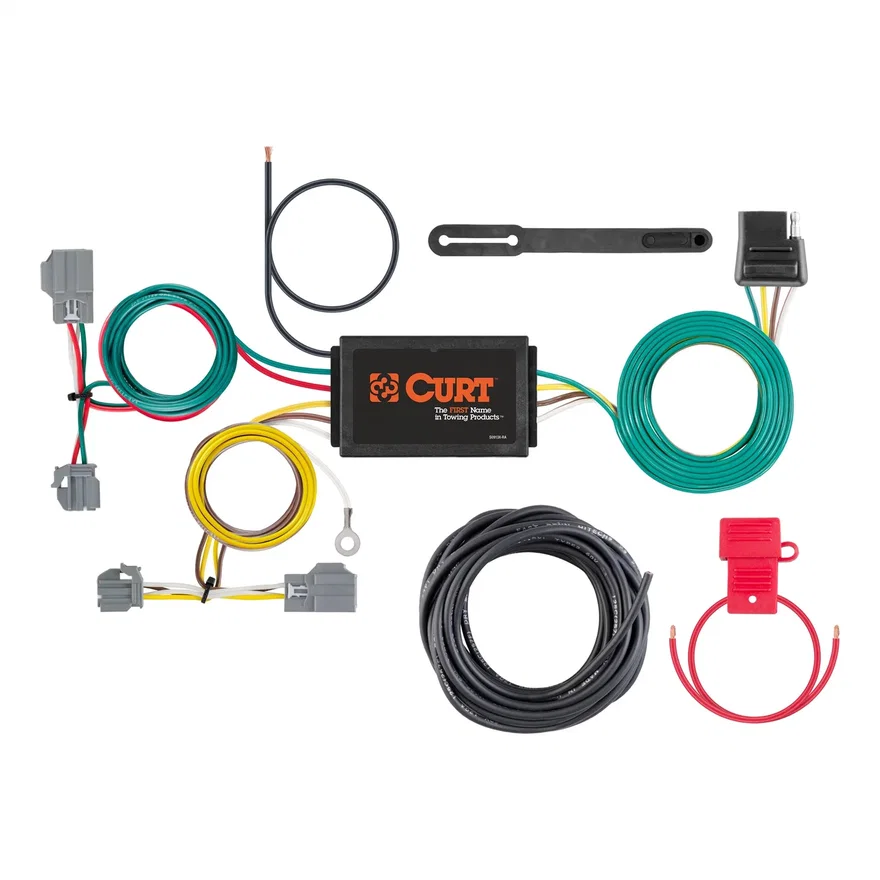 Custom Wiring Harness; 4-Way Flat Output; Select Ford Focus Sedan