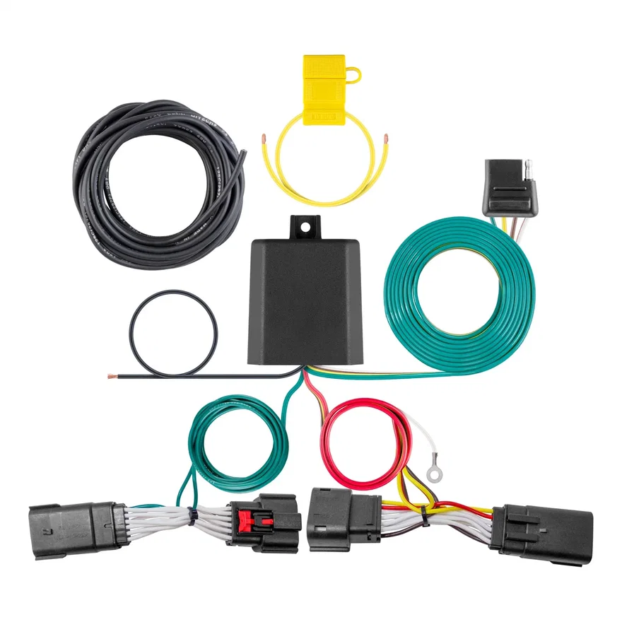 Custom Wiring Harness; 4-Way Flat Output; Select Lincoln Nautilus