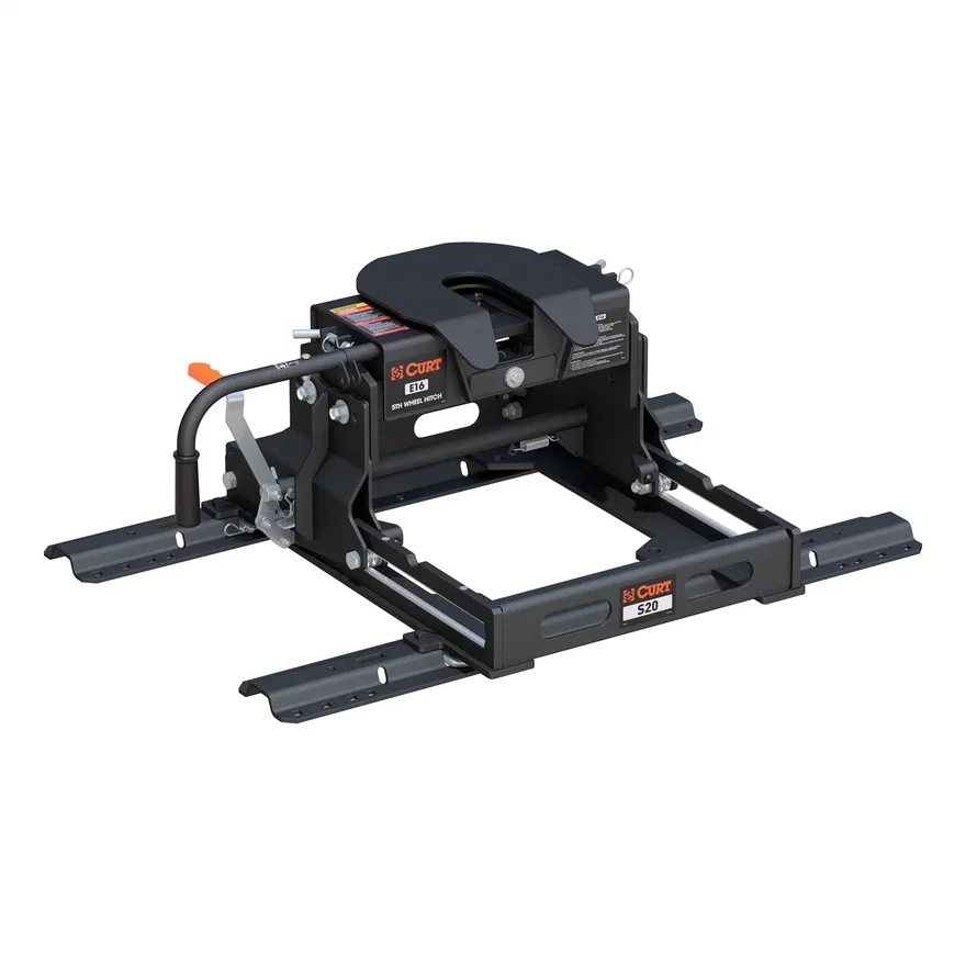 E16 Sliding 5th Wheel Hitch with Rails; 16;000 lbs.