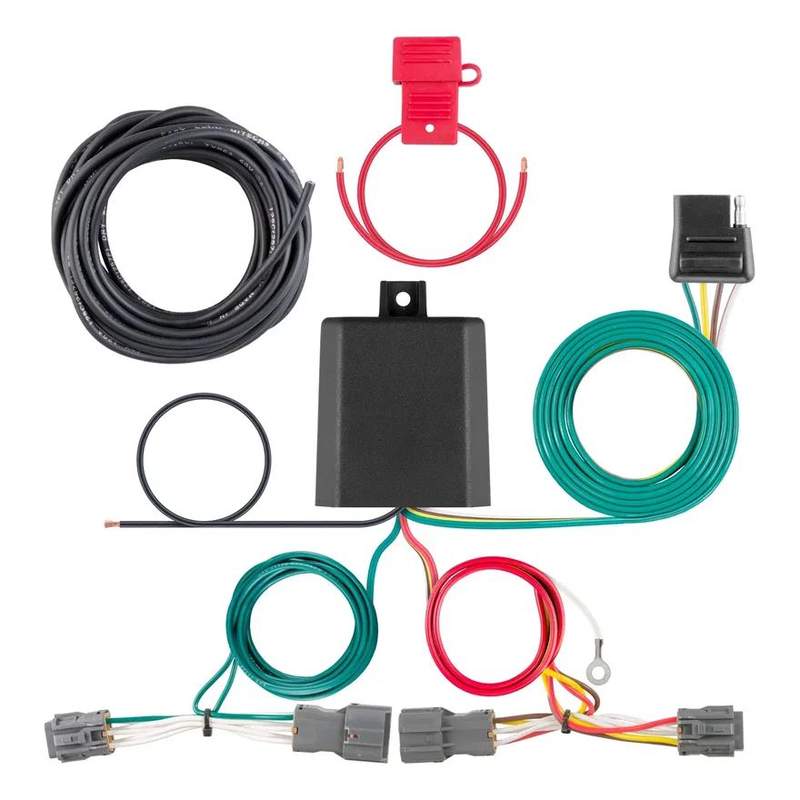 Custom Wiring Harness; 4-Way Flat Output; Select Hyundai Tucson