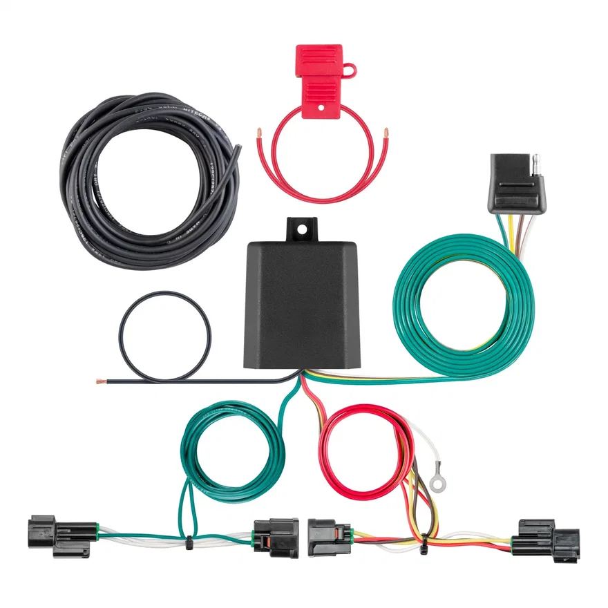 Custom Wiring Harness; 4-Way Flat Output; Select Honda Accord
