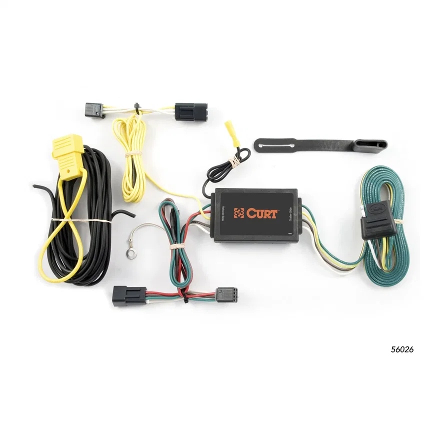 Custom Wiring Harness; 4-Way Flat Output; Select Saturn Vue; Chevrolet Captiva
