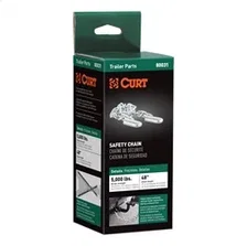 48in. Safety Chain with 2 S-Hooks (5;000 lbs; Clear Zinc; Packaged) image 4
