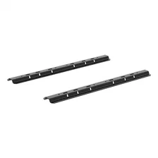 Universal 5th Wheel Base Rails; 25K (Gloss Black) image 1
