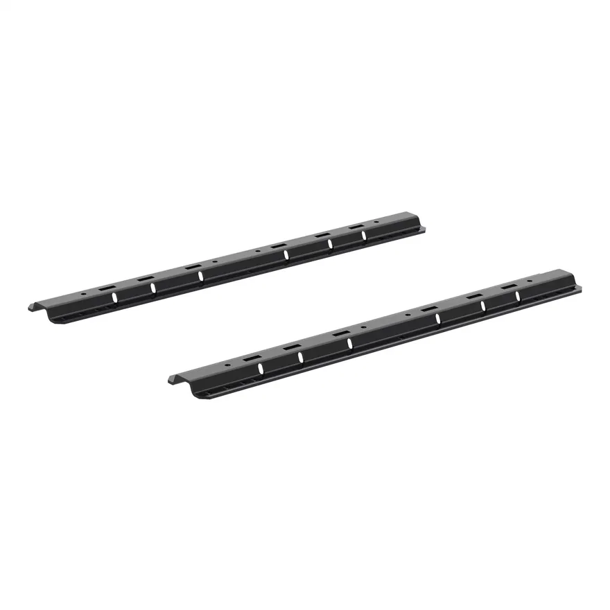 Universal 5th Wheel Base Rails; 25K (Gloss Black)