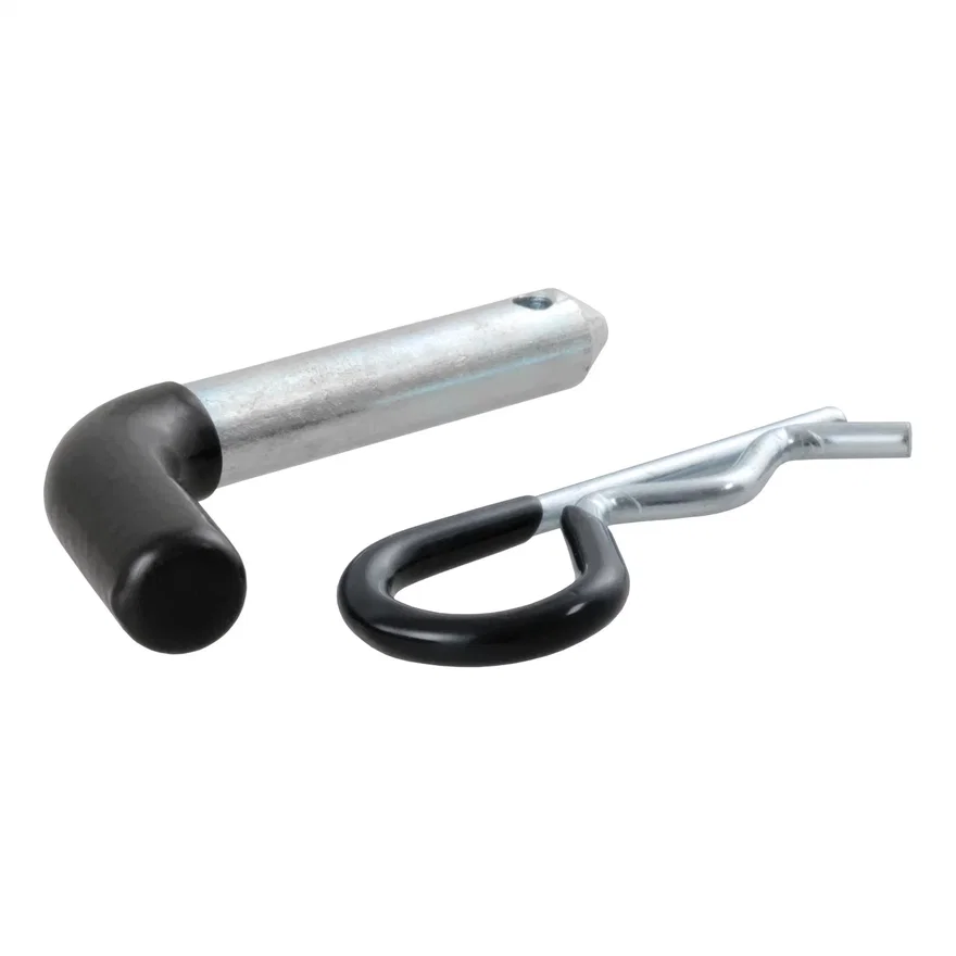 1/2in. Hitch Pin (1-1/4in. Receiver; Zinc with Rubber Grip)