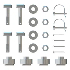 Replacement Handle Hardware for Puck System Adapter; Select Chevy; Ford; GMC image 1