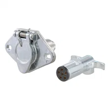 6-Way Round Connector Plug/Socket (Packaged) image 1