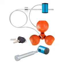 Hitch/Tri-Ball Coupler Lock Set (Up to 2-1/2in. Receiver; 1-7/8in.; 2in.; 2-5/16 image 2