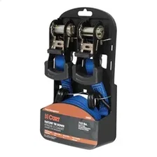 16ft. Blue Cargo Straps with J-Hooks (733 lbs; 2-Pack) image 2