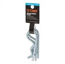 Hitch Clips (Fits 1/2in. or 5/8in. Pin; Zinc; 3-Pack) image 2