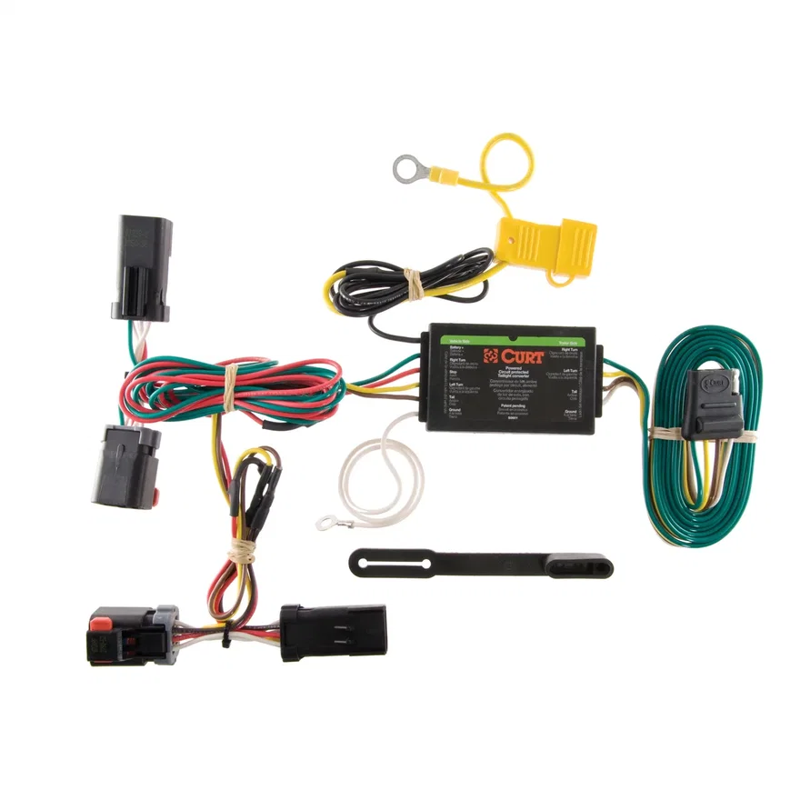 Custom Wiring Harness; 4-Way Flat Output; Select Chrysler 300
