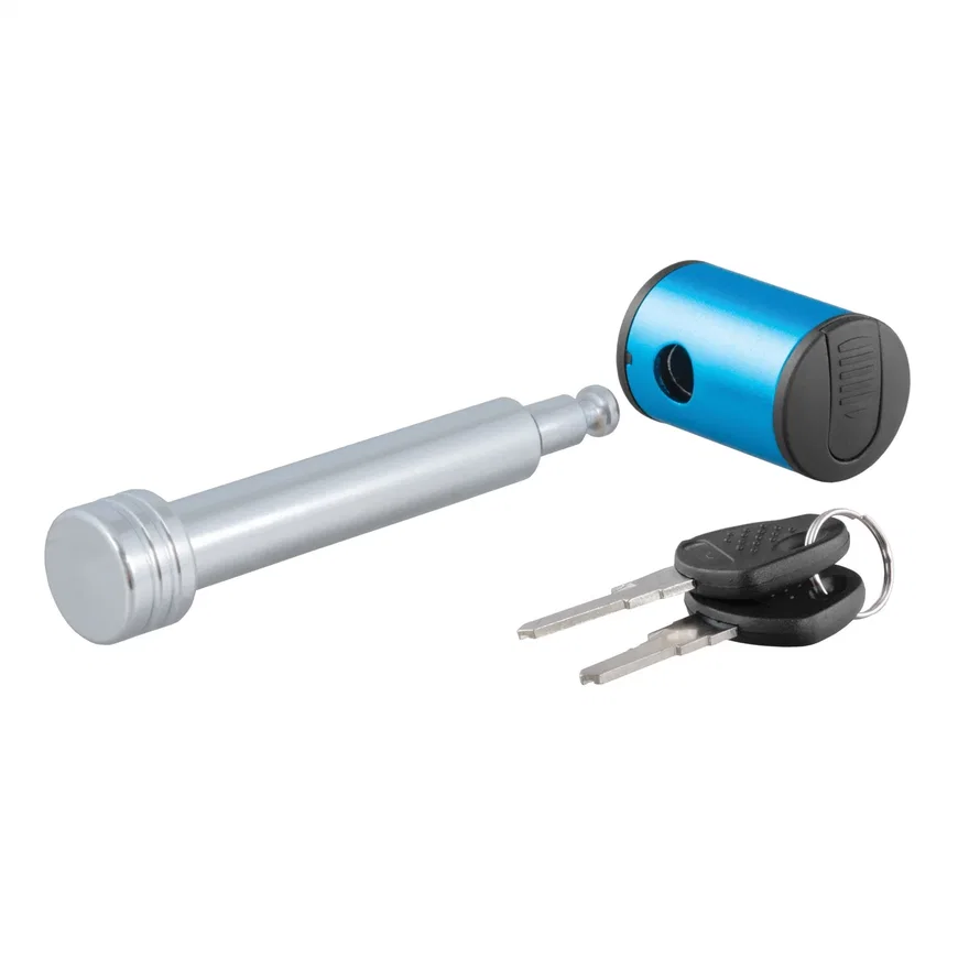 5/8in. Hitch Lock (2in. or 2-1/2in. Receiver; Right-Angle; Chrome)