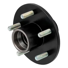 Idler Hub with Races/Wheel Studs; 2;200-lb. Axles; 5 on 4-1/2in. Bolt Pattern image 2