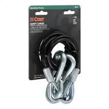 44-1/2in. Safety Cables with 2 Snap Hooks (5;000 lbs; Vinyl-Coated; 2-Pack) image 2
