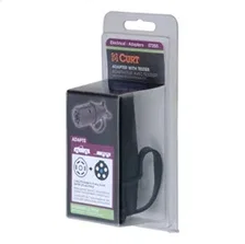 Adapter with Tester (7-Way RV Blade to 6-Round Trailer; Center Pin Auxiliary) image 2
