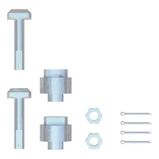 Replacement 5th Wheel Puck System Anchors for Ram (Small; Fits 16021; 16022) image 1