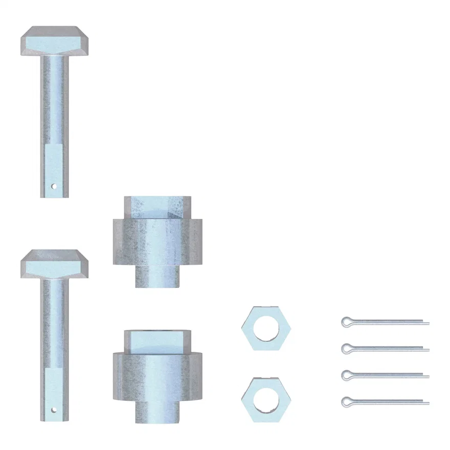 Replacement 5th Wheel Puck System Anchors for Ram (Small; Fits 16021; 16022)