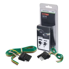 4-Way Flat Connector Plug/Socket with 12in./48in. Wires (Packaged) image 1