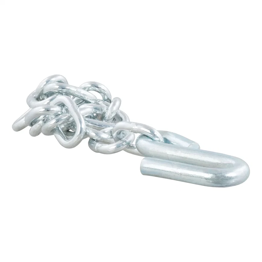 27in. Safety Chain with 1 S-Hook (7;000 lbs; Clear Zinc)