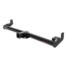 Rear Class 3 Trailer Hitch; 2in. Receiver; Select Jeep Wrangler TJ (Round Tube Frame) image 1