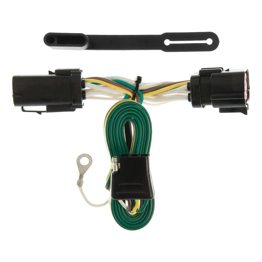 Custom Wiring Harness; 4-Way Flat Output; Select Ford F-150; F-250