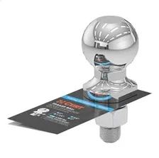2in. Trailer Ball (3/4in. x 1-3/4in. Shank; 3;500 lbs.; Chrome) image 2